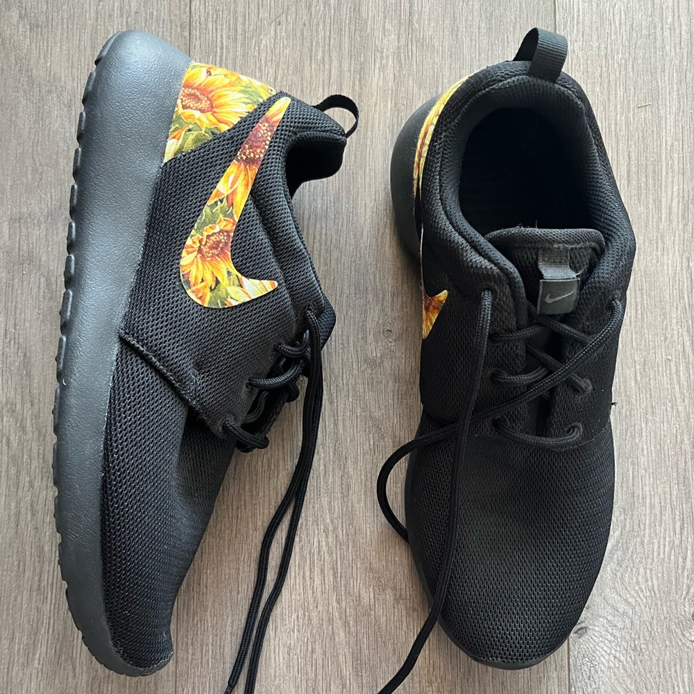 Custom Sunflower Nikes
